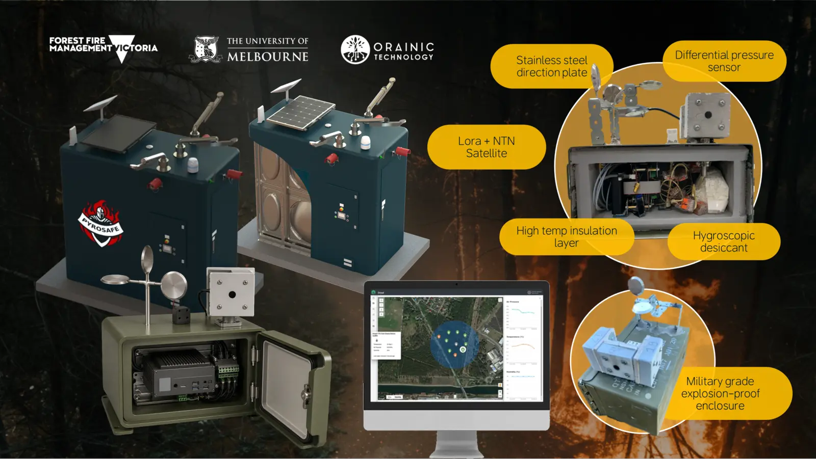 Extreme-Environment Wildfire Recorder