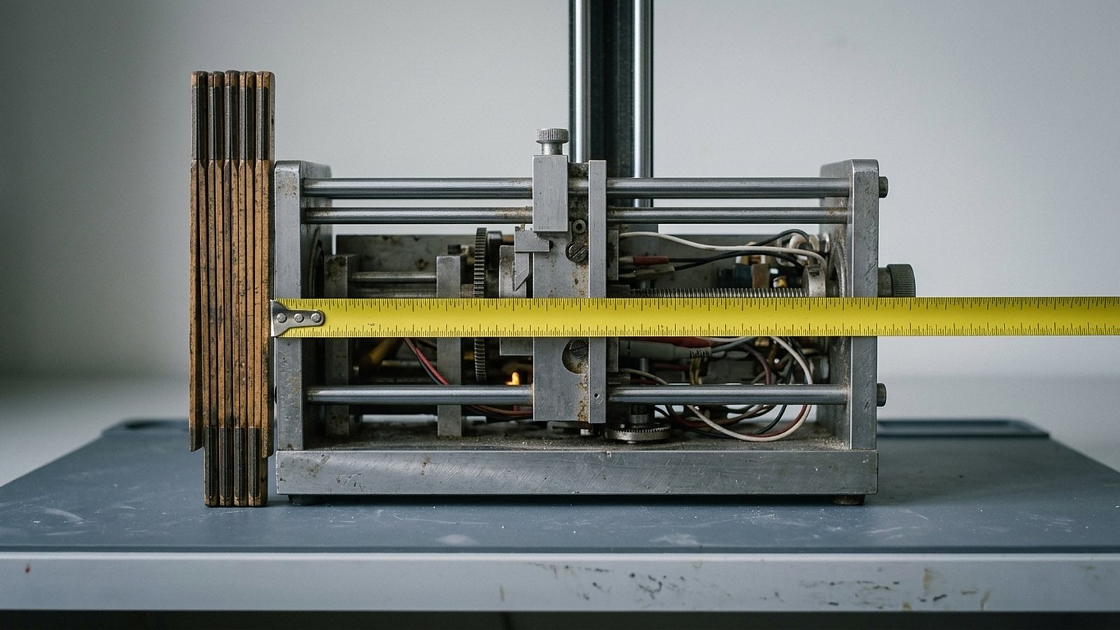 A benchtop instrument measured across its full width